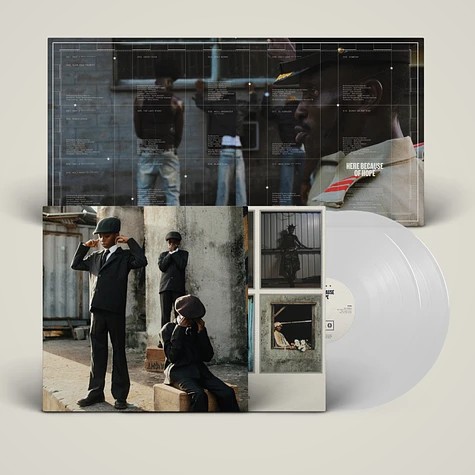 Ezra Collective - Here Because Of Hope White Vinyl .jpg